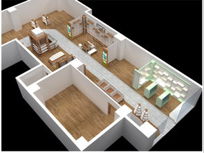 婴童店整体模型设计图 打造温馨安全的商业空间